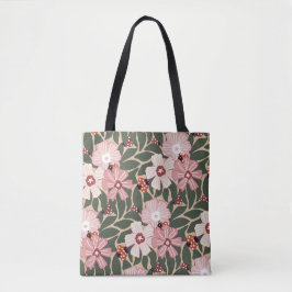 Gemütliches Woodland Ladybugs & Wildblume Earthy C Tasche