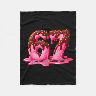 Gen Alpha Slang Kids 67 Eis Drip Six Seven Fleecedecke