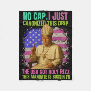 Gen Alpha Slang nennt Trump Vatikan Kirchen Papst Fleecedecke