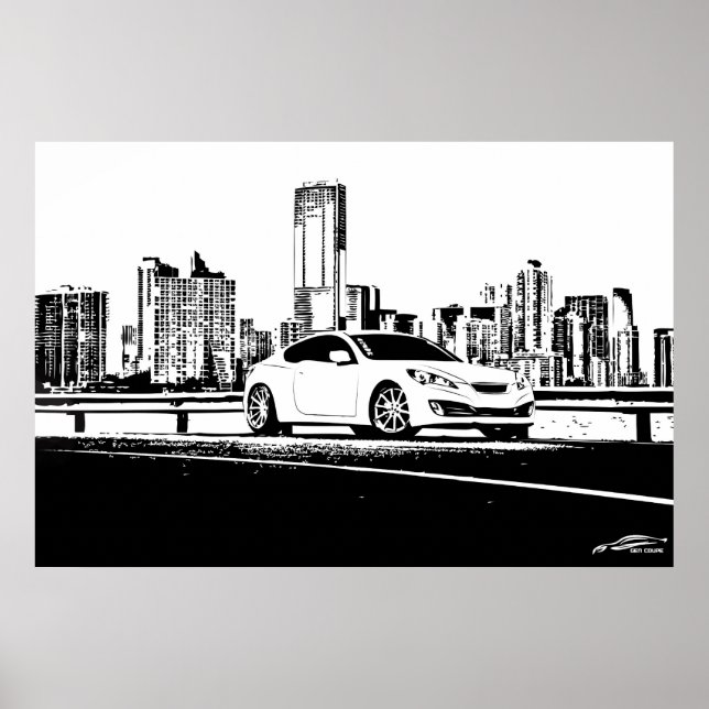 Gen Coupe City Scape Poster (Vorne)