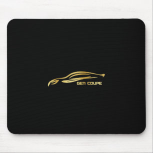 GEN-Coupé-GoldSilhouette-Logo Mousepad