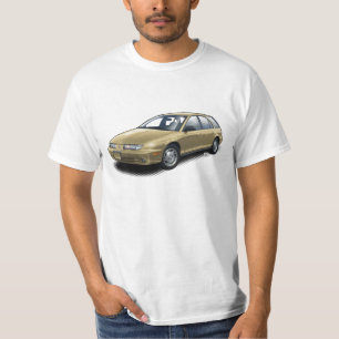 GEN d'or 2 Saturn SW2 sur le T-shirt blanc