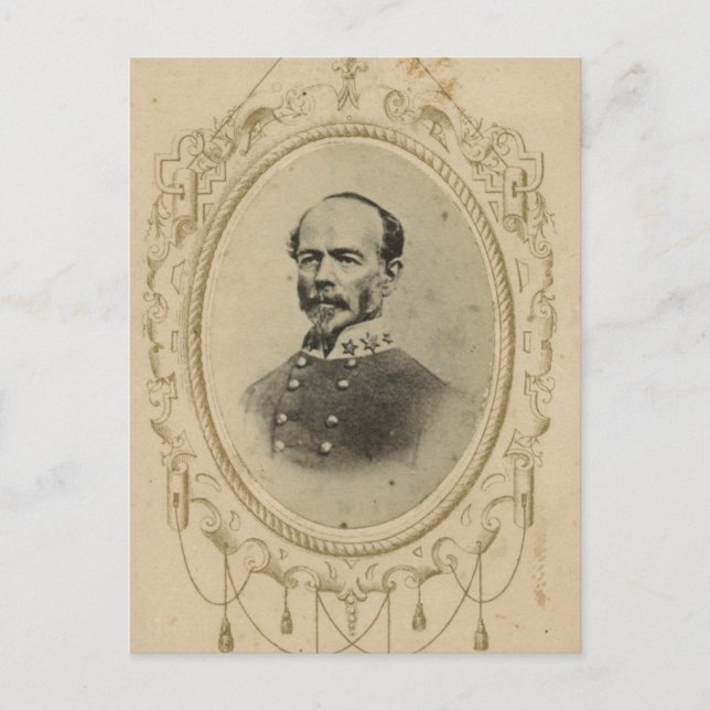 Gen. Joseph E. Johnston Postkarte (Vorderseite)