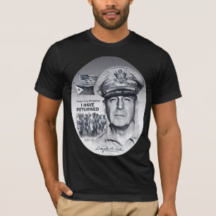 Gen. MacArthur I sind zurückgekommen (dunkelblaue T-Shirt