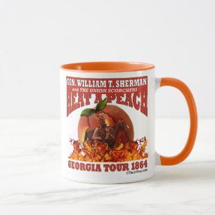 Gen Sherman 'Heat a Peach' Tour 1864 Tasse