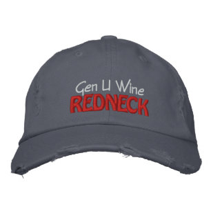 Gen U Wine REDNECK Bestickte Kappe