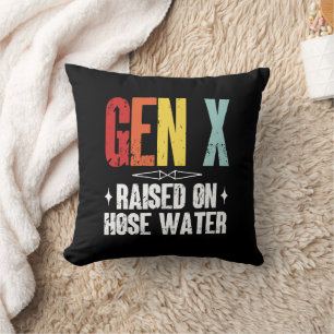 Gen X auf Schlauchwasser aufgezogen, Generation X  Kissen