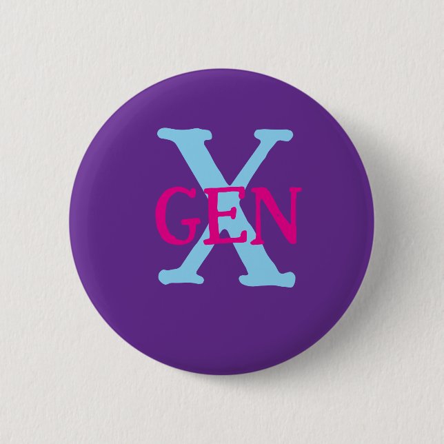 Gen X  Button (Vorderseite)