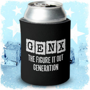 Gen X Figure Out Generation X Gen Xer Funny Dosenkühler