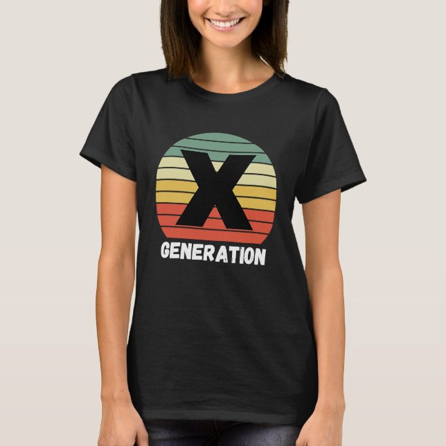 Gen x Generation x ~ 1964 1980 T-Shirt (Vorderseite)