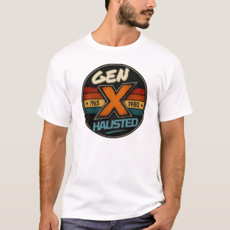 Gen X, Generation X, Retro, Nostalgisch, T-Shirt