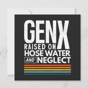 Gen X hob auf Leitungswasser auf und vernachlässig Karte