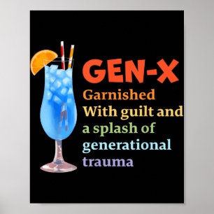 Gen-x mit Schuld und Amp ausgestattet; eine Mischu Poster