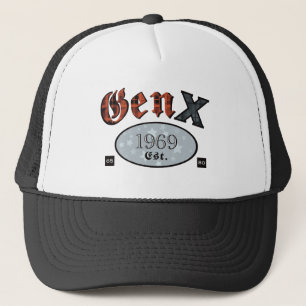 Gen X (Personalisiertes Geburtsjahr 1969) Truckerkappe