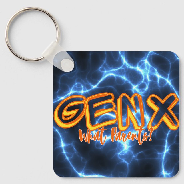 Gen X Pride Keychain Schlüsselanhänger (Vorderseite)