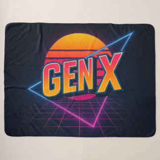 Gen X Retro 80er Sherpadecke