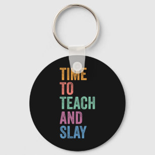 Gen Z Alpha Zurück zur Schule Lehrer Zeit zu unter Schlüsselanhänger