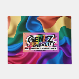 Gen Z für Gleichheit - Meine Existenz ist Widersta Fußmatte