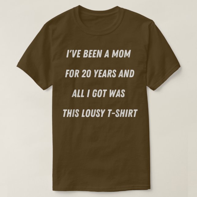 Gen Z Mama Joke Funny T-Shirt (Design vorne)