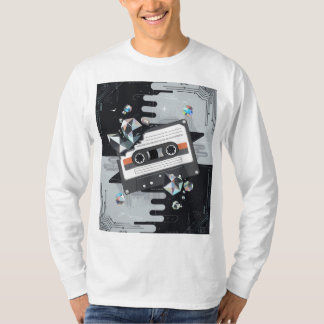 Gen Z Streetwear mit Vaporwave Glitch & Tech Vibe T-Shirt