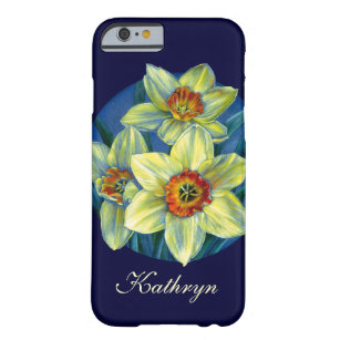 Genannte Daffodils gelber blauer iphone Kasten Barely There iPhone 6 Hülle