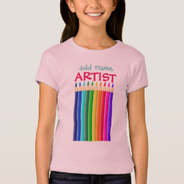 Genannter Artist: Farbzeichenstift oder -bleistift T-Shirt
