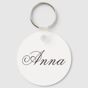Genannter Basic Round Schlüsselanhänger "Annas"