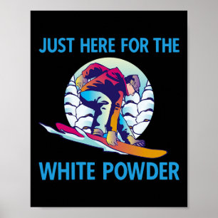 Genau hier für den White Powder Retro 90er 80er Sn Poster
