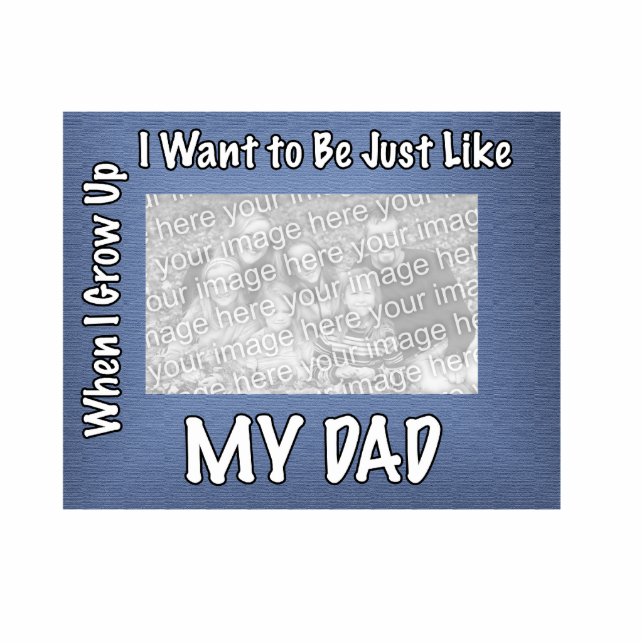 Genau wie Vater Fotoskulptur (Vorne)