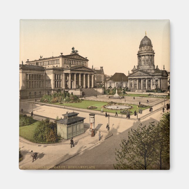 Gendarmenmarkt, Berlin, Deutschland Magnet (Vorne)