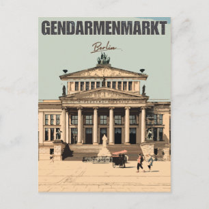 Gendarmenmarkt Berlin Platz - das Konzerthaus Postkarte