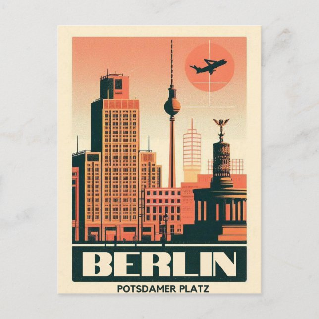 Gendarmenmarkt Berlin Platz - Potsdamer Platz Postkarte (Vorderseite)