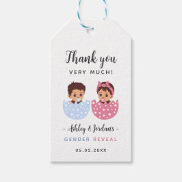 Gender-Aufdeckung bei gecrackten Eiern Danke, Gesc Geschenkanhänger