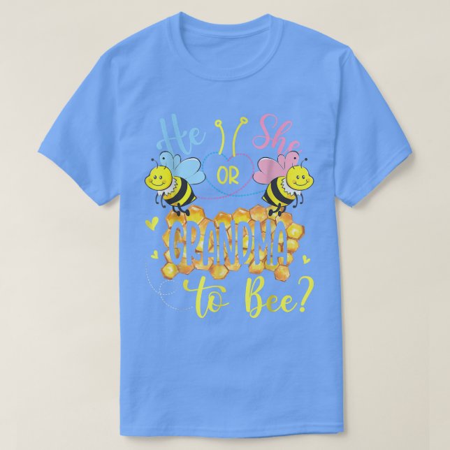 Gender-Enthüllung, dass er oder sie Oma passt Fami T-Shirt (Design vorne)