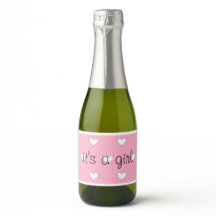 Gender-Enthüllung (Mädchen) Kronleuchter Weinetike