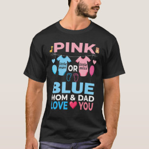 Gender-Hinweise für Mama und Vater Neue Baby-Gesch T-Shirt
