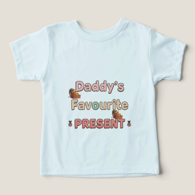 Gender-Neutral Baby Shirt • Cute Personalized (Design Vorderseite)