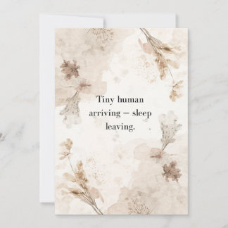 Gender Neutral Baby Shower Invitation Card Einladung