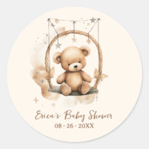 Gender Neutral, Teddy Bear Baby Shower