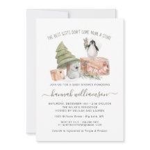 Gender Neutral Winter Christmas Baby Shower