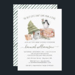 Gender Neutral Winter Christmas Baby Shower Einladung<br><div class="desc">Winter has snuck up on us. And if you're planning a baby shower for yourself or a loved one, why not utilize the season as inspiration. Lade Your guests to your baby shower in with these watercolor winter friends einladen. Get the charming baby shower lädt You've been looking for your...</div>