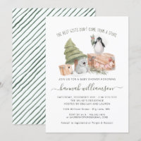 Gender Neutral Winter Christmas Baby Shower