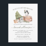 Gender Neutral Winter Christmas Baby Shower Einladungspostkarte<br><div class="desc">Winter has snuck up on us. And if you're planning a baby shower for yourself or a loved one, why not utilize the season as inspiration. Lade Your guests to your baby shower in with these watercolor winter friends einladen. Get the charming baby shower lädt You've been looking for your...</div>