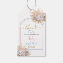 Gender Pampas Grass-Geschenk-Tag Geschenkanhänger