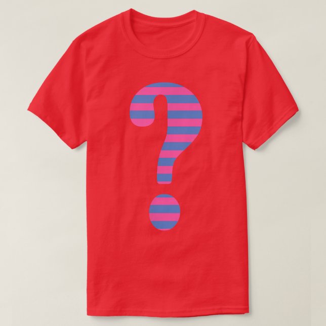 Gender Reveal Baby Shower Question Mark Boy or Gir T-Shirt (Design vorne)