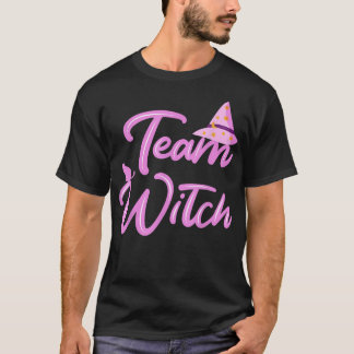 Gender Reveal Halloween Team Hexe T-Shirt