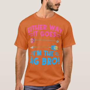 Gender Reveal Ich bin die große Bro-Schwangerschaf T-Shirt