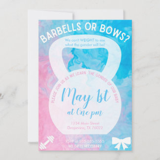 Gender Reveal Invitation Einladung