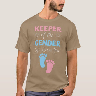 Gender-Reveal-Keeper der Gender-Gigi-Lieben Sie T-Shirt