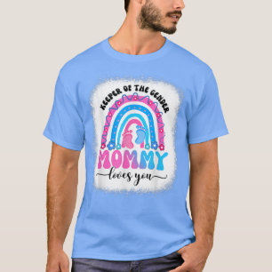 Gender Reveal Keeper der Gender Mommy Lieben Sie T-Shirt
